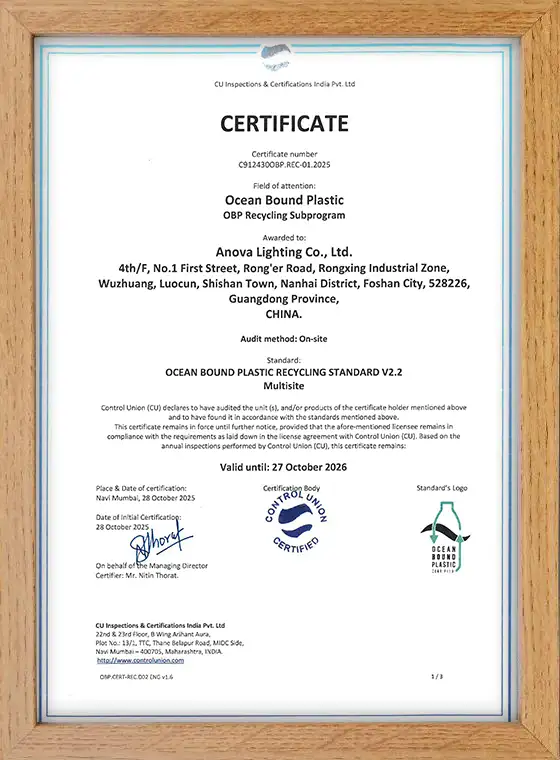 Certification