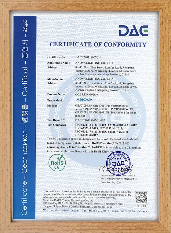 Certification