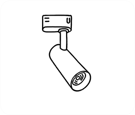 LED Track Light Outline